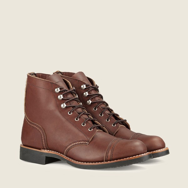 Red Wing Heritage Boots Iron Ranger - Short Harness Læder - Brune - Dame 7826-MXCQR